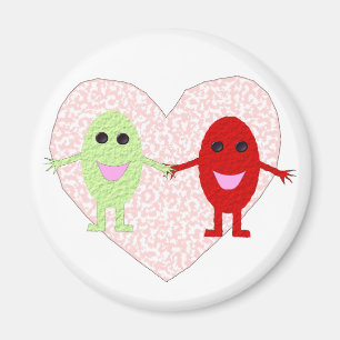 Íman Uvas Em Maca De Amor