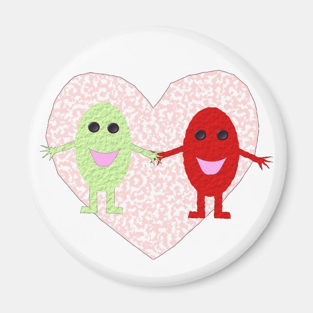 Íman Uvas Em Maca De Amor (Frente)