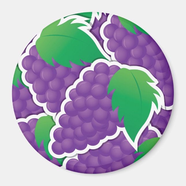 Íman Uvas roxas, funzes (Frente)