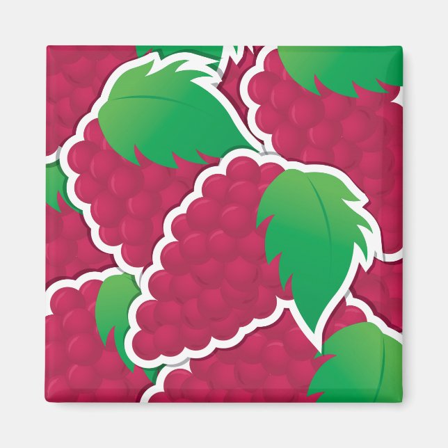 Íman Uvas vermelhas funerárias (Frente)
