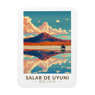 Íman Uyuni Salt Flat Bolivia Viagem Art
