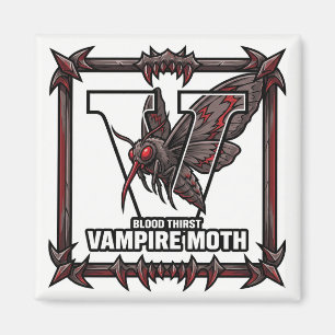 Íman V é para Mariposa Vampira – Aprendizado do Alfabet