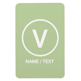 Íman V para o logótipo da dieta Vegan, personalizado na