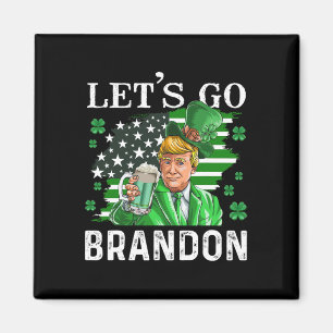 Íman Vá Brandon Dia de São Patrício Trump Beer E Améric