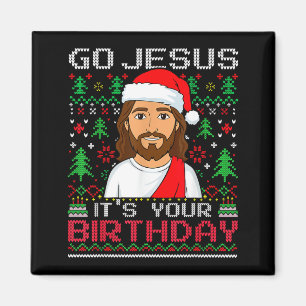 Íman Vá Jesus É Seu Aniversário Feio Jesus Natal S