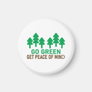 Íman Vá para o design de motivação verde para proteger