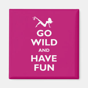 Íman Vá selvagem & tenha o divertimento