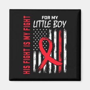 Íman Vá Vermelho Sua Luta Filho Menino Doença Cardíaca