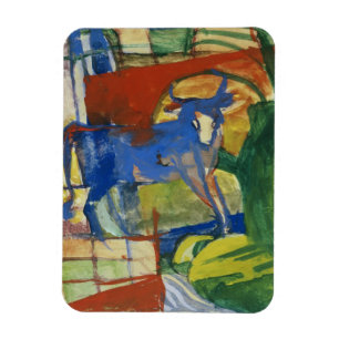 Íman Vaca azul, 1914 (tempera no papel)