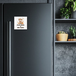 Íman Vaca das Terras Altas do outono