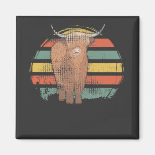 Íman Vaca das Terras Altas Retro