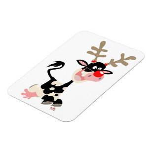 Íman Vaca de Natal ou Reindeer? Magneta flexível