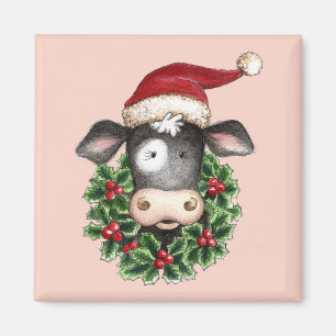 Íman Vaca do Natal - ímã