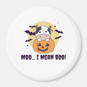 Íman Vaca Fantasma Cute Kawaii Halloween Moo Eu Quero D