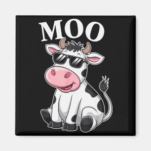 Íman Vaca Moo - Vaca Engraçada Fazendeiro Para Homens M