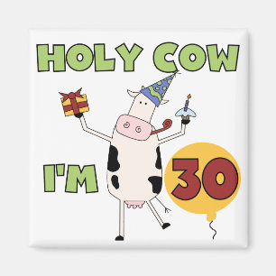 Íman Vaca santamente eu sou 30 camisetas e presentes