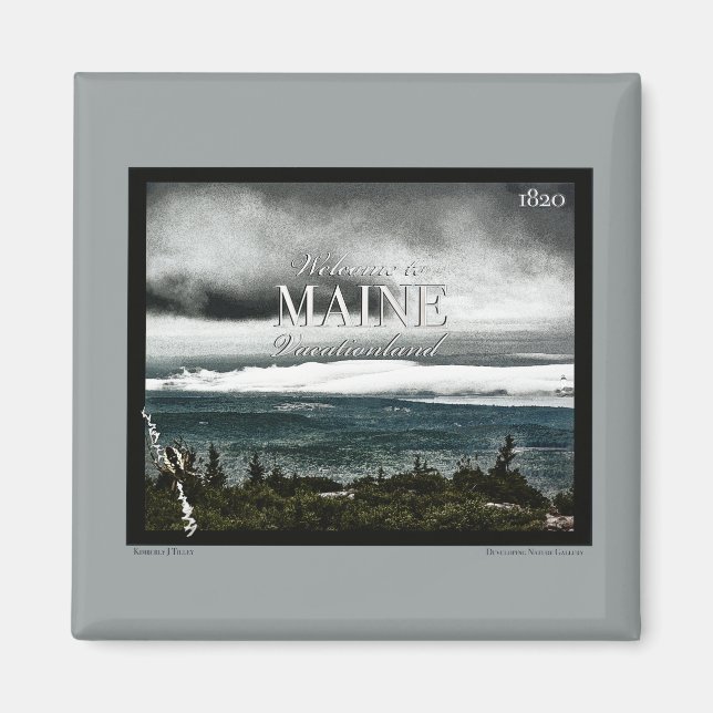 Íman Vacationland, Maine (Frente)