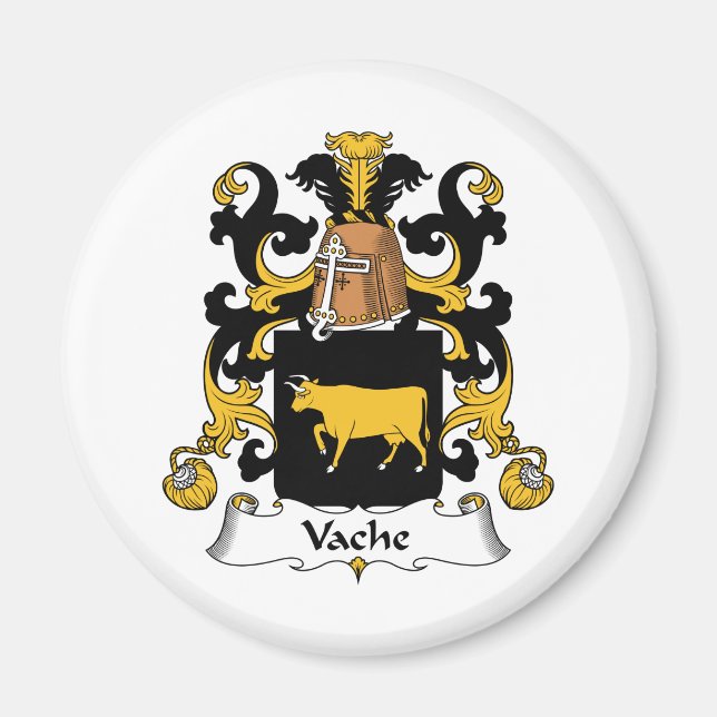 Íman Vache Family Crest (Frente)