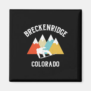 Íman Vacinação de Snowboard de Breckenridge Colorado So