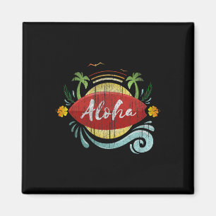 Íman Vacinação de surfistas havaianos Aloha Hawaii Luau