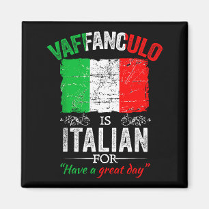 Íman Vaffanculo Tenha Um Ótimo Dia Dito Italiano Engraç