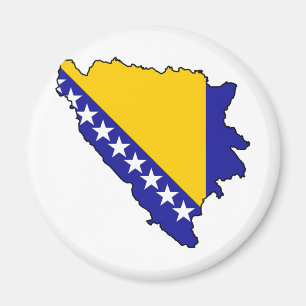 Íman VAGABUNDOS do mapa de Bósnia e de Herzegovina