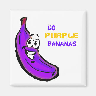 Íman Vai bananas roxas!