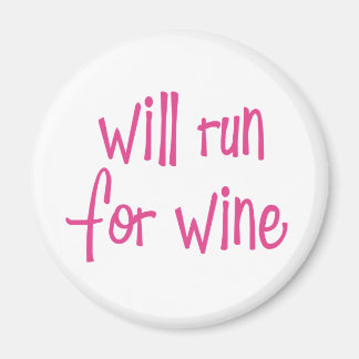 Íman Vai correr para o vinho