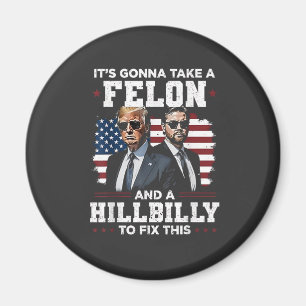Íman Vai levar felon e Trump Vance.