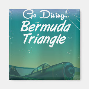 Íman Vai Mergulhar! poster de viagens de triângulo das