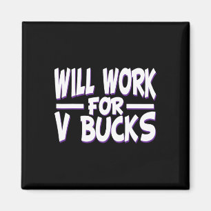 Íman Vai Trabalhar Por V Bucks Design Gamer Jovem Diver