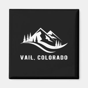 Íman Vail Colorado Mountain Souvenir Memabilia Winte