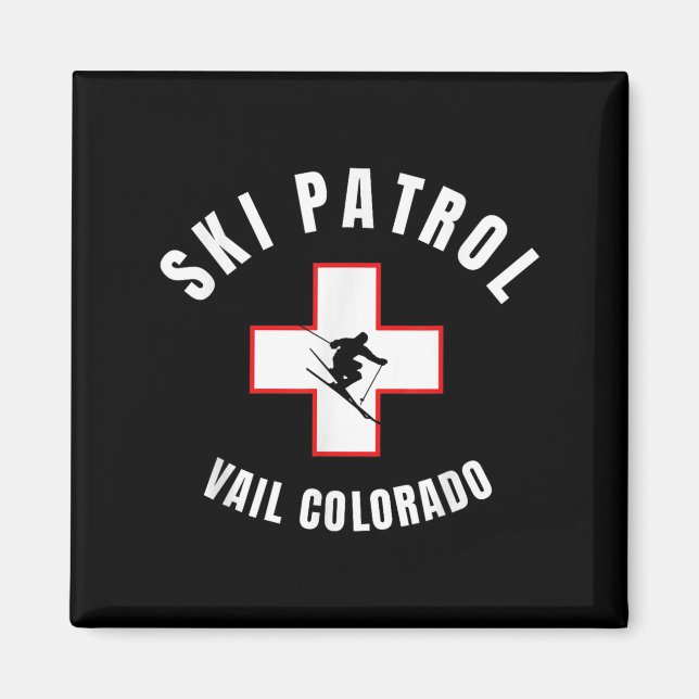 Íman Vail Colorado Ski Patrol (Frente)