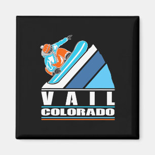 Íman Vail Colorado - Vintage Snowboarder