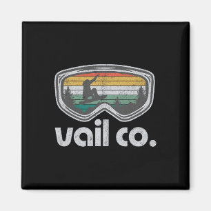 Íman Vail Snowboard Resort Retro Colorado Snowboard