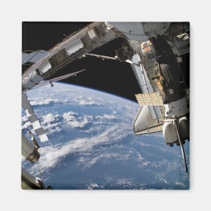 Íman Vaivém espacial Atlantis e uma nave espacial de