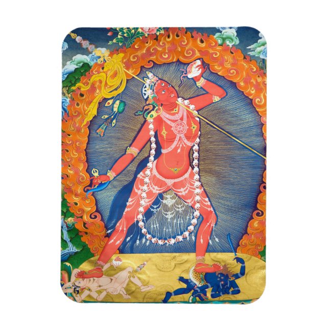 Íman Vajrayogini Deidade Budista Tibetana (Vertical)