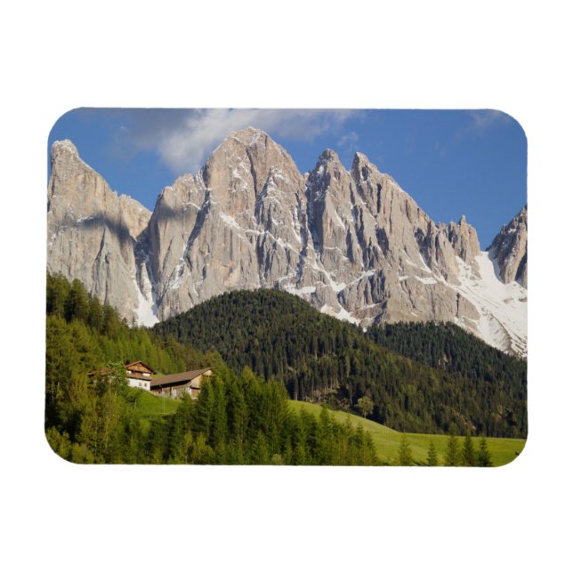 Íman Val di Funes, Villnosstal, Dolomites, Itália (Horizontal)