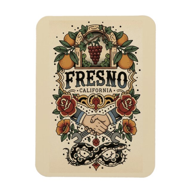Íman Vale Central de Fresno Califórnia (Vertical)