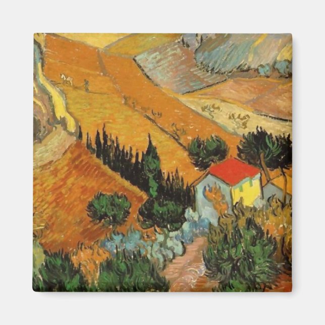 Íman Vale com Plowman (F727)Van Gogh de Belas Artes (Frente)