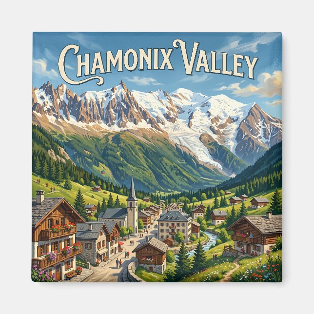 Íman Vale de Chamonix França (Frente)