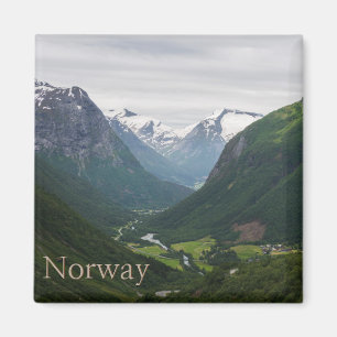 Íman Vale de Hjelle no ímã do texto de Noruega