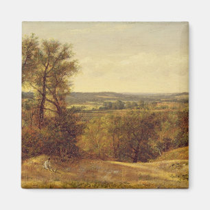 Íman Vale de John Constable   Dedham, c.1802 (óleo no