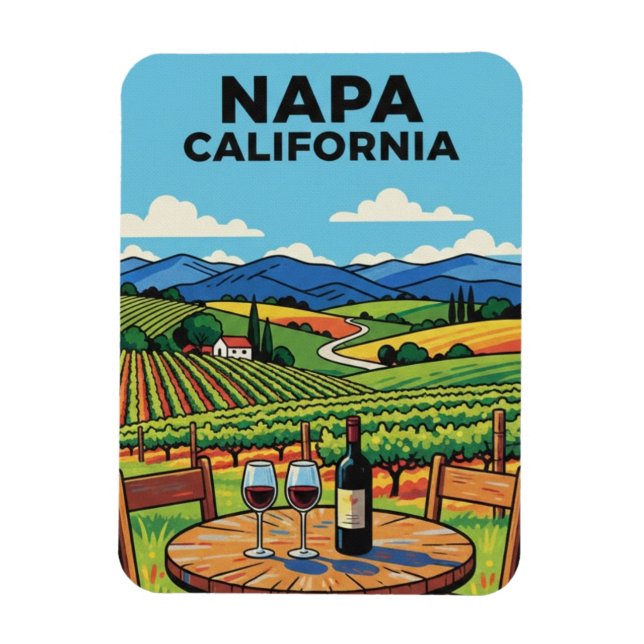 Íman Vale de Napa Califórnia (Vertical)