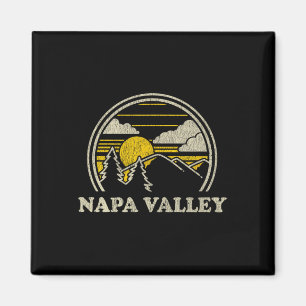 Íman Vale de Napa Califórnia Ca Camiseta Vintage Caminh