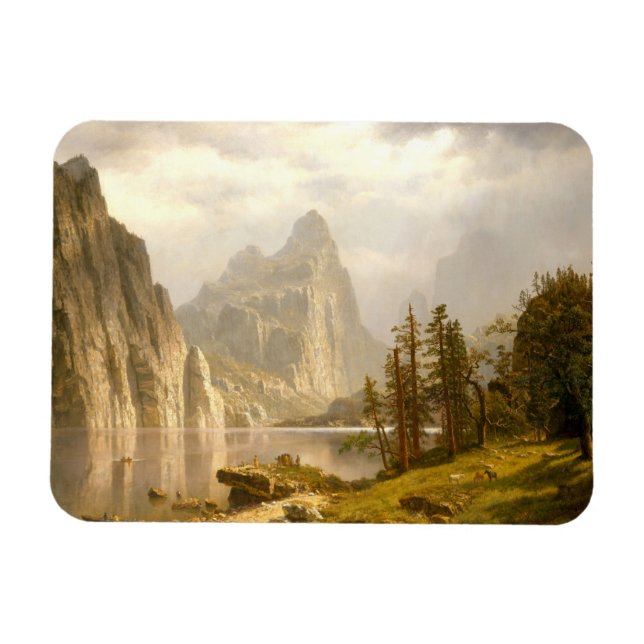 Íman Vale do rio-Yosemite Merced, Albert Bierstadt (Horizontal)