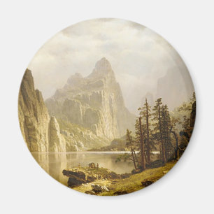 Íman Vale do Yosemite do Rio Bierstadt Albert Merced
