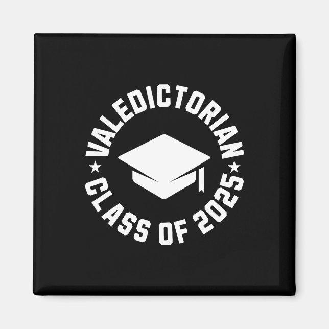 Íman Valedictorian Cl De Graduação De 2025 (Frente)