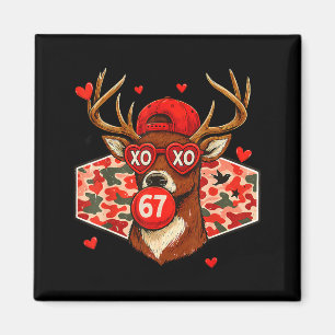 Íman Valentine Buck 67 Meme Camuflagem Caça ao Veado Me