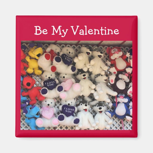 Íman Valentine I Love You Plush Bears (Frente)